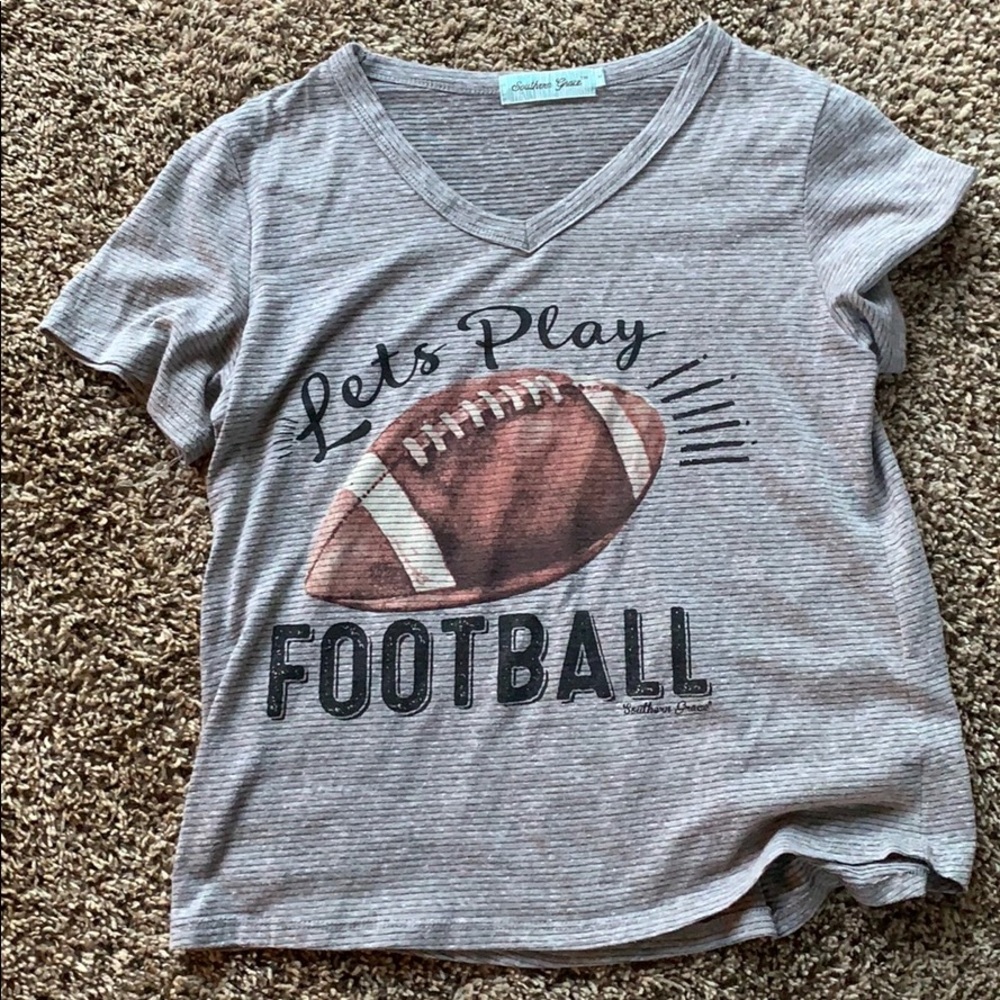 “Let’s Play Football” short sleeved shirt